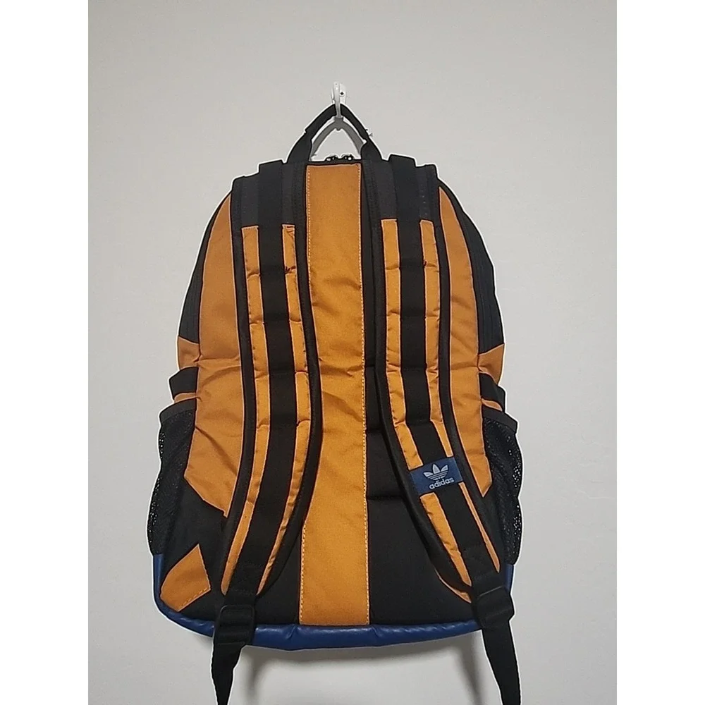 Authentic adidas Create Backpack In Mustard and Blue